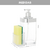 Dispenser para Detergente de Acrílico con Portaesponja - tienda online