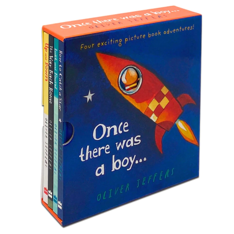 ONCE THERE WAS A BOY. Collection 4 Books Box Set. Oliver Jeffers