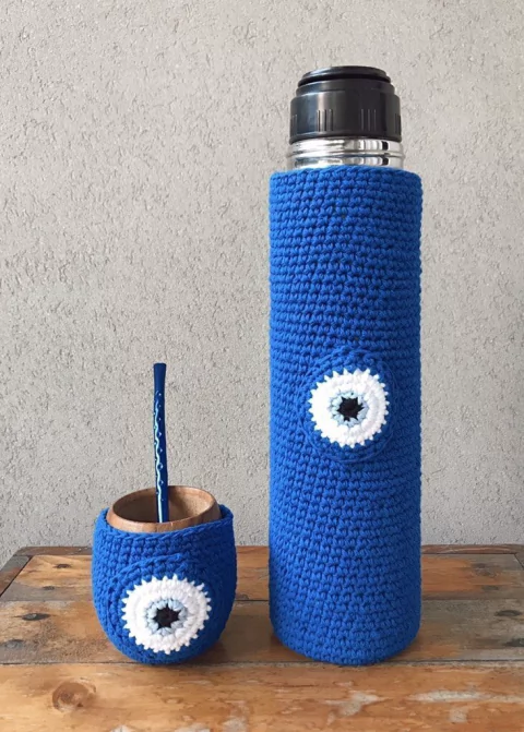 ♡ Funda de termo Ojo protector + Mate - comprar online