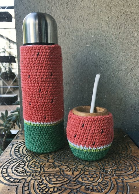 ♡ Funda de termo Sandía