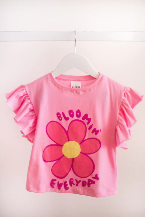 Outlet Remera Volados Blooming - comprar online