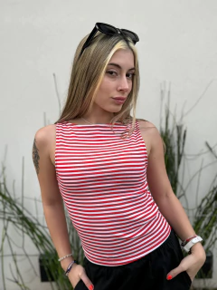 1079 MUS AZULI RAY T. ALGODON RIB PESADO LYCRA en internet