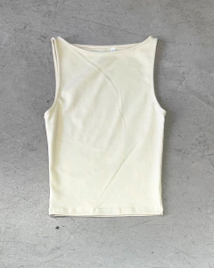 1077 MUS AZULI BSE T. ALGODON RIB PESADO CON LYCRA - tienda online