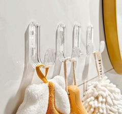 Gancho Perchero Adhesivo Multiuso Pack x 5 - comprar online