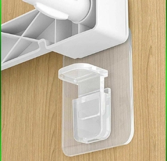 Gancho Adhesivo Soporte Apoyo Estante Hogar pack x 4