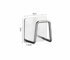 Soporte Esponja Adhesivo Organizador Acero Cocina Pack x 2 en internet