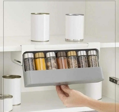 Especiero Organizador Rebatible Adhesivo Estante con Frascos