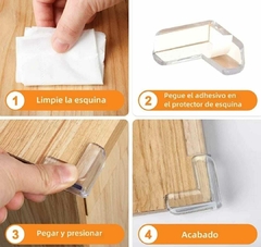 Punteras Protectoras Silicona pack x 4 Adhesivas - Baluni
