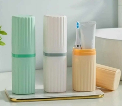 Estuche Contenedor Cepillo Pasta Dental Viajes - comprar online