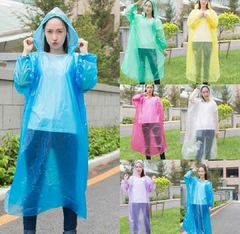 Piloto Poncho Capa Lluvia Descartable Caminata Viajes - tienda online