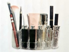 Organizador acrilico maquillaje brochas joyas accesorios