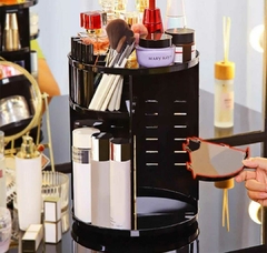 Imagen de Organizador Bandejas Giratorias Cosméticos Perfume Ajustable
