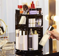 Organizador Bandejas Giratorias Cosméticos Perfume Ajustable - Baluni