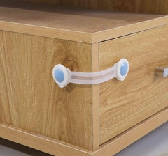 Traba Puerta Cajones Adhesivos Niños Seguridad Pack x 3 - Baluni