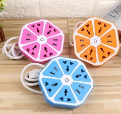 Zapatilla Alargue Universal Enchufe USB - Baluni