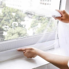 Cortina Mosquitero Para Ventanas Malla Autoadhesiva Velcro - Baluni