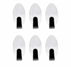 Gancho Adhesivo Percha Todo Uso Pack x 6