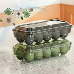 Contenedor Caja Almacenamiento 10 Huevos Con Tapa