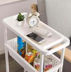 Organizador carrito ruedas baños cocinas cuartos 3 estantes - comprar online