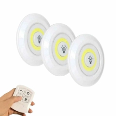 Luz Led Pack x 3 Con Control Remoto Escaleras Placard