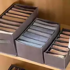 Organizador De Ropa Para Placard Cajón 7 Divisiones Chico en internet
