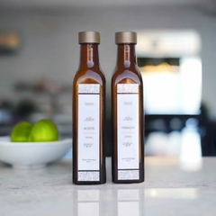 Botella Vidrio Aderezos Aceite
