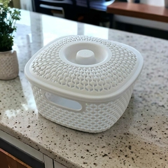 Canasto Organizador Accesorios Con Tapa en internet