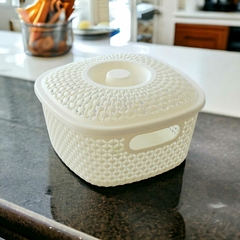 Canasto Organizador Accesorios Con Tapa - comprar online