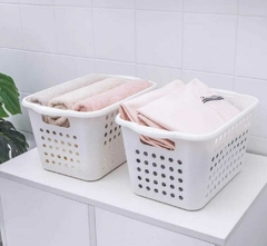 Canasto Organizador Cocina Baño Con Manija
