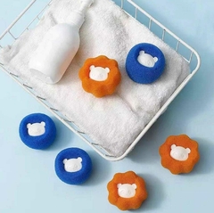 Saca Pelos Removedor Pelusa Lavaropas Reutilizable Pack x 4 - Baluni