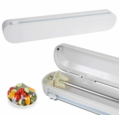 Organizador Cortador de Papel Film Práctico Cocina