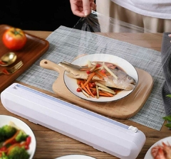 Organizador Cortador de Papel Film Práctico Cocina - comprar online