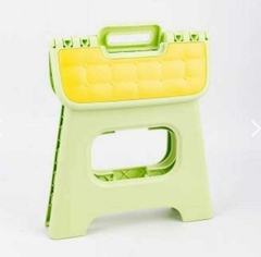 Banquito Plegable Movil Con Manija Multiuso Plastico Deco