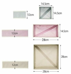 Set de 0rganizadores Ropa Placard Plegable 3 Tamaños Pack x 6 - tienda online