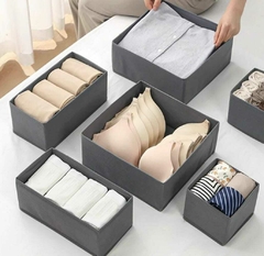 Set de 0rganizadores Ropa Placard Plegable 3 Tamaños Pack x 6