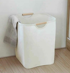 Cesto Canasto Organizador Decorativo Con Manijas