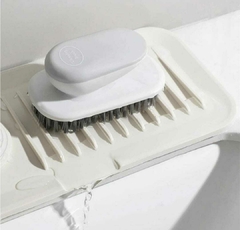 Alfombra Silicona Protectora Salpicadura Bacha Con Drenaje en internet
