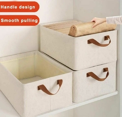 Canasto Organizador Decorativo Ropa Juguetes Multiuso Plegable en internet
