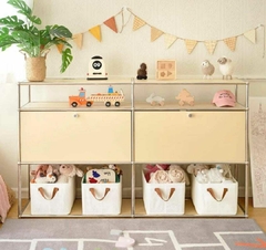 Canasto Organizador Decorativo Ropa Juguetes Multiuso Plegable - comprar online