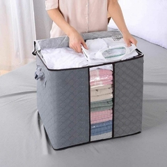 Organizador Almacenamiento Ropa Mantas Blancos Plegable - comprar online