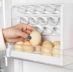 Organizador 30 Huevos 3 Niveles Almacenamiento Heladera en internet
