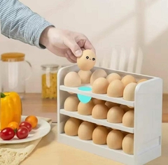 Organizador 30 Huevos 3 Niveles Almacenamiento Heladera