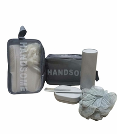 Neceser estuche organizador higiene viaje set x 4