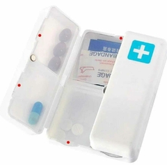 Pastillero remedios plegable imantado ideal viajes cartera - comprar online
