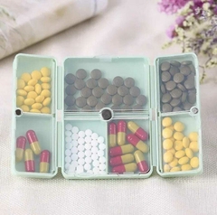 Pastillero remedios plegable imantado ideal viajes cartera en internet