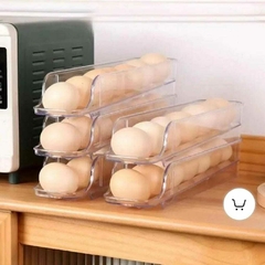 Contenedor de huevos soporte deslizable pack x 2 unid - comprar online