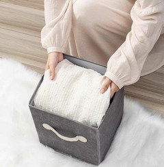 Cubo cesto organizador Almacenamiento plegable de tela con manija en internet