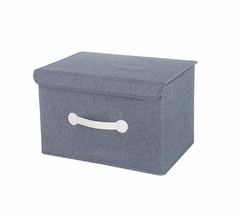 Caja organizadora cesto de Almacenamiento plegable con tapa y manija - Baluni