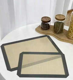 Placa silicona tipo silpat para horno cocina pack x 2 tamaños - comprar online