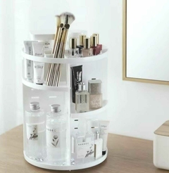 Organizador Bandejas Giratorias Cosméticos Perfume Ajustable